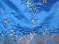 Childrens Pavada, South Indian pattu lehenga in blue (PV34502)