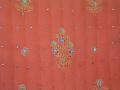 Dhoti salwar kurta set in orange/purple w/ embroidery (SS2401)
