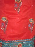 Red & blue churidar kurta with embroidery (SS1602)