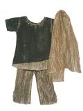 Black & Gold tissue salwar suit with dupatta (SS2501)