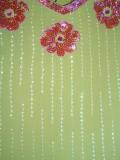 Green & pink chudidar w/ sequin work for girls (SS2606)