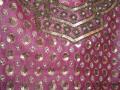 Violet-red cotton-silk churidar kurta for girls (SS2703)