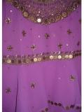 Anarkali churidar kurta suit in pulple georgette (SS3304)