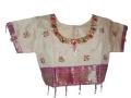 Indian Girls Wear, purple Indian silk sari for girls (SR34005)