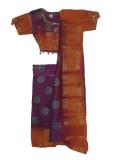 Tell me more about Ready-to-wear traditional Indian sari for girls (SR34007)