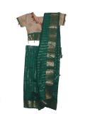 Readymade Saree for Children, Cream Indian Silk Saree (SR40019) Readymade Saree for Children, Cream Indian Silk Saree (SR40019)