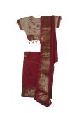 Ready-to-wear traditional Indian silk sari for girls (SR45003) Ready-to-wear traditional Indian silk sari for girls (SR45003)