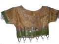 Ready-to-wear tissue & silk Indian sari for girls (SR45006)