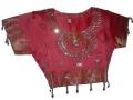 Kids Saree, Readymade Saree for Kids in Coral Color (SR52031)