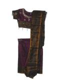 Tell me more about Ready-to-wear magenta silk saree for teenage girls (SR65001)