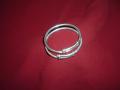 Pair of silver bangles for newborn babies.  Can be worn by baby girls or boys. 
Perfect gift for baby shower.
Diameter is 4.2 cms, the opening can be increased for easy wearing.
