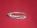 Tell me more about Pair of Indian silver bangles / Kada for kids (SB18001)