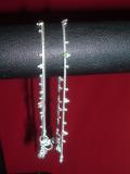 Mina work Indian silver payal / anklets for adults (PY18001)