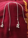 Traditional Silver Payals / Anklets for Teen Girls - 14 gms