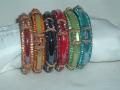Tell me more about Fancy lac metal bangles / kada for adults, size 2/8 XL (BLKD08)