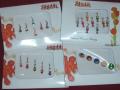 Set of 4 packs of bindis with stone & bead work (BIASSH02) Set of 4 packs of bindis with stone & bead work (BIASSH02)