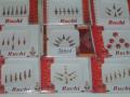 Set of 12 packs of bindis in assorted design & color (BINDI12) Set of 12 packs of bindis in assorted design & color (BINDI12)