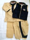 Elegant Dhoti Kurta Pajama Jacket for Newborn Boys