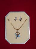 Valentine necklace set with colored stones (FJSJ0080005) Valentine necklace set with colored stones (FJSJ0080005)