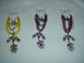 Beaded necklace & earrings set w/ colored Kundan (FJSJ0100005) Beaded necklace & earrings set w/ colored Kundan (FJSJ0100005)