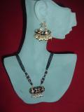 Indian jewellery, Colorful Mina-work necklace set (FJTJ350002)