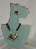 Handmade Rajasthani minakari necklace & earrings set (MA005) Handmade Rajasthani minakari necklace & earrings set (MA005)