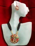 Handmade Rajasthani Peacock minakari necklace (MA011) Handmade Rajasthani Peacock minakari necklace (MA011)
