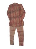 Tell me more about Kids Readymade Kurta Pajama in Shaded Gold Color (KP45012)