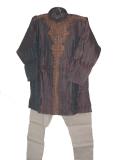 Boys Churidar Kurta, Embroidered Kurta in Grey & Blue (KP55008) Boys Churidar Kurta, Embroidered Kurta in Grey & Blue (KP55008)