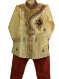 Tell me more about Formal Party Wear Silk Sherwani Kurta for Boys (KP75005)