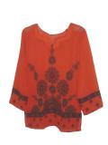 Printed Indian kurti/tunic/top in georgette (KR15066) Printed Indian kurti/tunic/top in georgette (KR15066)