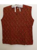 Casual Sleeveless Cotton Short Length Indian Tunic (KRAH1004) Casual Sleeveless Cotton Short Length Indian Tunic (KRAH1004)