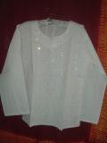 White cotton Indian tunic for teenagers / adults (KRLC1002) White cotton Indian tunic for teenagers / adults (KRLC1002)