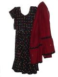 Dandiya outfit,Black Indian Dance Costume w/ Heavy Work (GL0909)