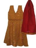 Tell me more about Indian Gujarati Lacha,Bollywood Dance Costume for Girls (GL1119)