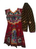 Kids Chaniya Choli Garba Dress, Red Navratri Outfit (GL2001)