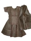 Silk blend beige lehnga choli /w heavy embroidery (LC1603) Silk blend beige lehnga choli /w heavy embroidery (LC1603)