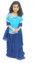 Lehenga choli in blue with zari work (LC2606)