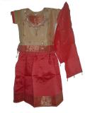 Girls Indian dresses, Pattu Lehenga / Pavada for Girls (PV52008)