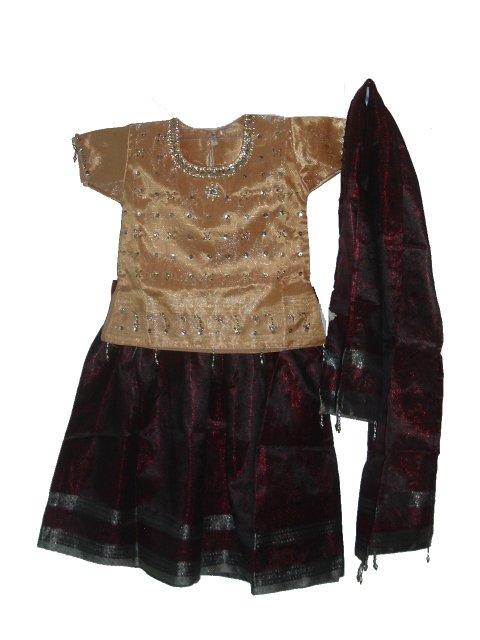 pattu pavadai for 3 year old