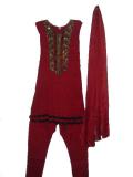 Masakali Dress,Kids Masakali Dress in Red & Black Color (SS2610) Masakali Dress,Kids Masakali Dress in Red & Black Color (SS2610)