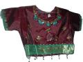 Saree for Kids in Green & Wine, Ready-made Sari Outfit (SR52011)