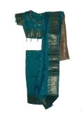 Blue Readymade Pattu Saree Blouse for Little Girls (SR52016) Blue Readymade Pattu Saree Blouse for Little Girls (SR52016)
