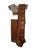 Readymade Indian Saree for Kids/Teenagers Gold & Cream color Readymade Indian Saree for Kids/Teenagers Gold & Cream color
