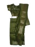Readymade Saree for Kids/Teenagers, Green Silk Saree (SR52028) Readymade Saree for Kids/Teenagers, Green Silk Saree (SR52028)