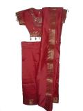 Kids Saree, Readymade Saree for Kids in Coral Color (SR52031) Kids Saree, Readymade Saree for Kids in Coral Color (SR52031)